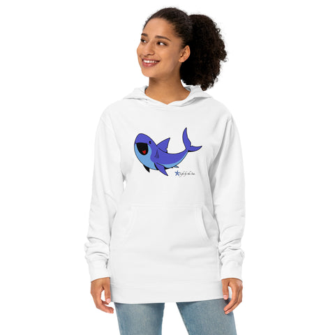 "The Shark Who Loves You Back" Unisex midweight hoodie