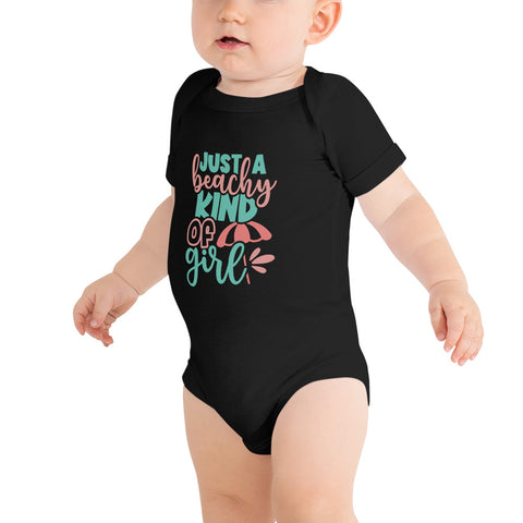 Baby Beach girl onesie