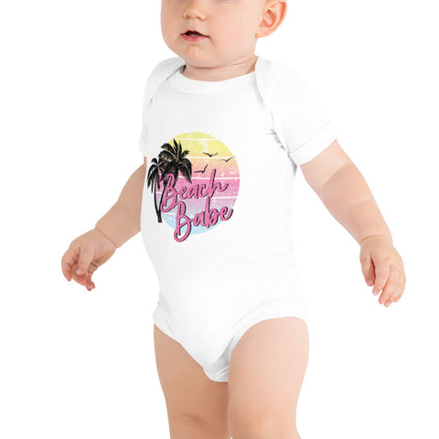 Baby girl's Beach Babe onesie