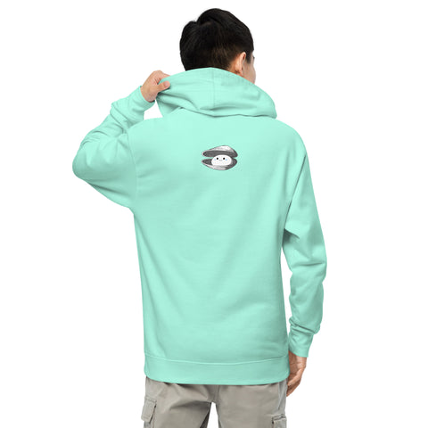 "Happy as a Clam" Unisex midweight hoodie