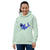 Happy Shark Women's eco fitted hoodie