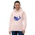 Happy Shark Women's eco fitted hoodie